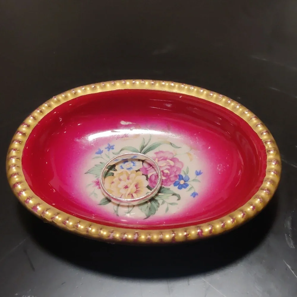Vintage Fine China Trinket Tray